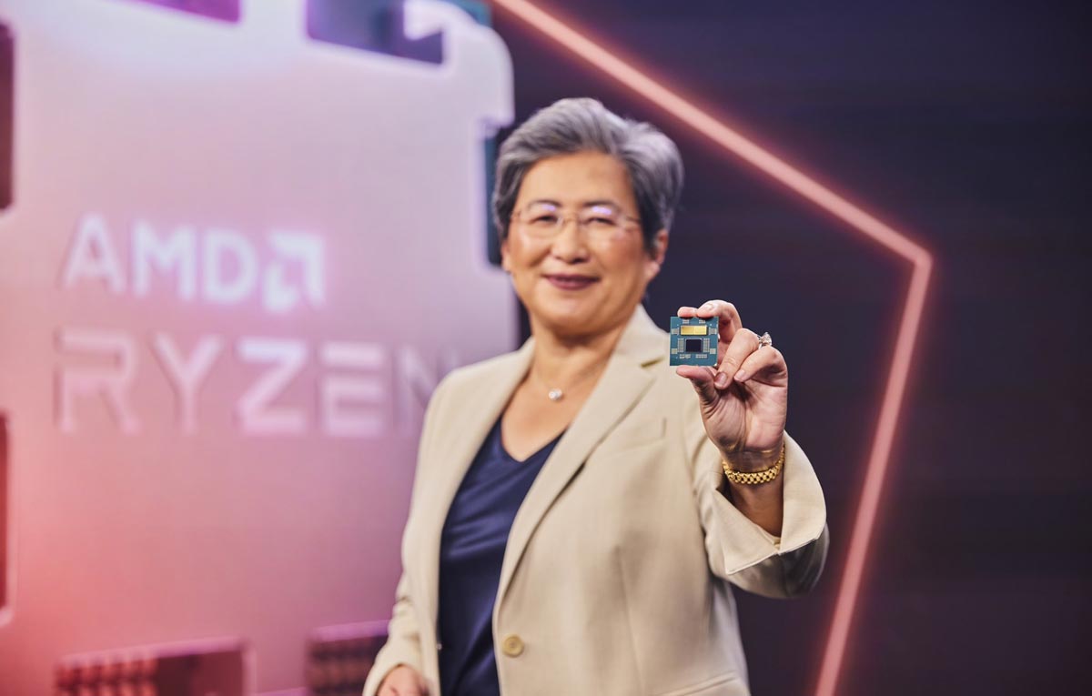 Глава корпорации AMD Лиза Су на Computex 2022 представила процессоры Ryzen следующего поколения